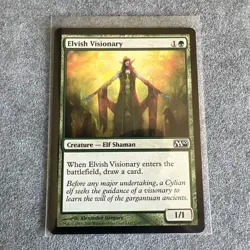 Elvish Visionary - Magic The Gathering MTG 2010 Core Set M10 #178/249 - Image 1