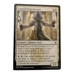 Custodi Peacekeeper - Conspiracy Take the Crown - LP - MTG Magic Common Creature - Image 1