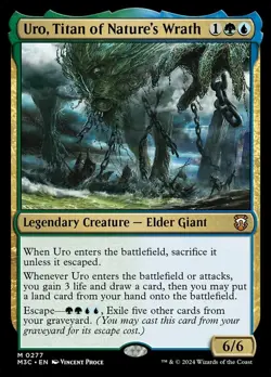 Uro, Titan of Nature's Wrath Light Play, English Magic the Gathering MTG Command - Image 1