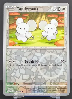 Pokemon Tandemaus #160/198 English SVI Scarlet & Violet Reverse Holo - Image 1