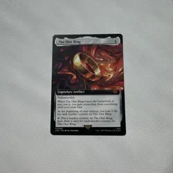The One Ring (Extended Art) Universes Beyond: the Lord of the Rings MTG 0380 - Image 1