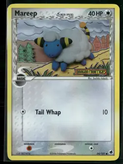 POKEMON - MAREEP 54/101 REVERSE HOLO DRAGON FRONTIERS LP - Image 1
