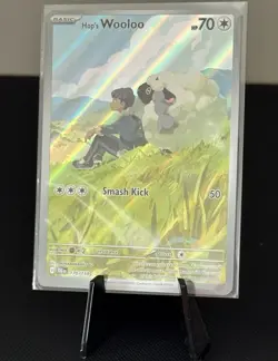 Pokemon TCG - Hop's Wooloo 170/159 - Journey Together Holo - 2025 NM - Image 1