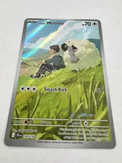 Pokemon TCG - Hop's Wooloo 170/159 - Journey Together Holo - 2025 NM - Image 2