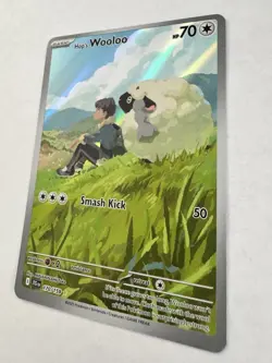 Pokemon TCG - Hop's Wooloo 170/159 - Journey Together Holo - 2025 NM - Image 4