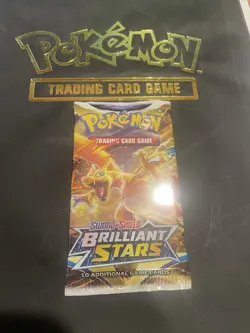 (1x) Pokemon Brilliant Stars Booster Pack - Sword & Shield - Charizard - SEALED - Image 1