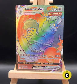 POKEMON - TORNADUS VMAX RAINBOW RARE 209/198 - Chilling Reign - ENG - COND. NM - Image 1