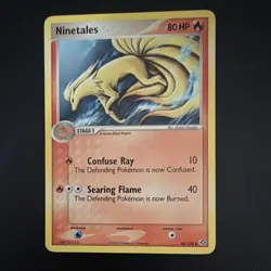 The Pokemon Ninetales EX Emerald Uncommon 80 HP Regular English 38/106 2005 - Image 1