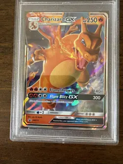 2019 Pokemon Charizard GX Black Star Promo SM211 Hidden Fates Tins PSA 10 - Image 5