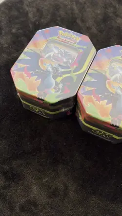 SEALED Mega Charizard X ex Tin Pokemon TCG Mega Evolution Phantasmal Flames - Image 2