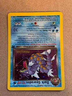 1999 Pokemon Dark Gyarados 8/82 Holo Rare PRERELEASE Unlimited Team Rocket - Image 2