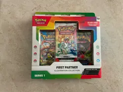 Pokemon TCG First Partner Illustration Collection Series 1 New Sealed - Image 1