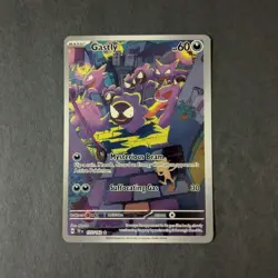 Pokemon Gastly 177/162 SV05 Temporal Forces Holo Illustration Rare Eng - Image 1