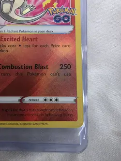 Radiant Charizard 011/078 Radiant Rare Pokemon GO Pokemon Holo Near Mint - Image 3