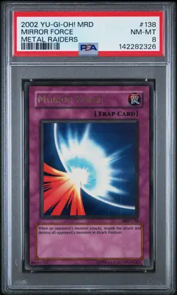 2002 YU-GI-OH! MRD-METAL RAIDERSMIRROR FORCE 138 - Image 1