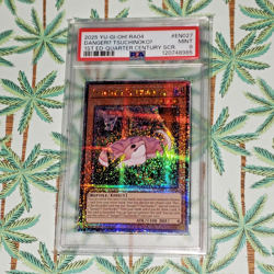 Danger!U TsuchinokoU Yugioh 2025 RA04 EN027 PSA 9 1st ed Quarter Century Rare - Image 1