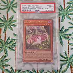 Danger!U TsuchinokoU Yugioh 2025 RA04 EN027 PSA 9 1st ed Quarter Century Rare - Image 2