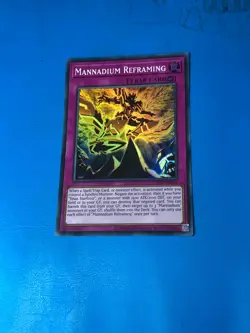 YUGIOH Super Rare Mannadium Reframing OP24-EN013 - Image 1