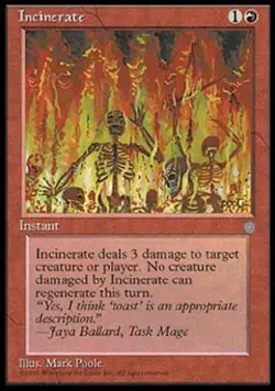 Incinerate - Light Play MTG Ice Age - Image 1
