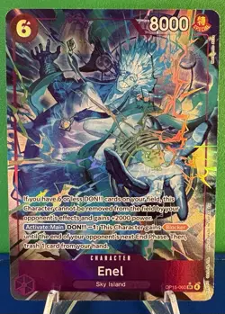 Enel SR - OP15-060 (Alt Art) - One Piece Adventure on Kami’s Island - Near Mint - Image 1