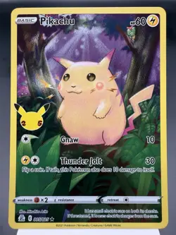 Pikachu 005/025 - Holo Rare - Celebrations Pokemon Card NM - Image 1