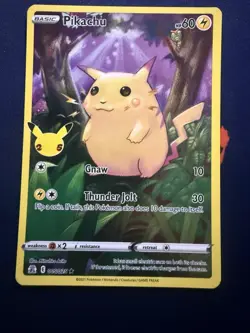 Pikachu Full Art Holo 005/025 Pokemon Card Celebrations 25th NM - Image 1