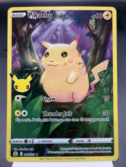 Pikachu 005/025 - Holo Rare - Celebrations Pokemon Card NM - Image 1