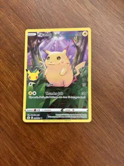Pokemon Pikachu TCG Celebrations Card 005/025 Full Art NM/M Condition - Image 1