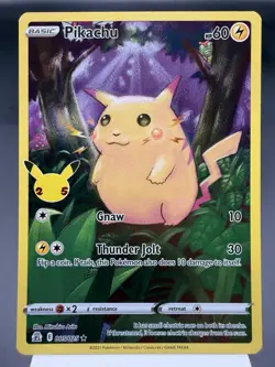 Pikachu 005/025 - Holo Rare - Celebrations Pokemon Card NM - Image 1