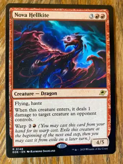 Nova Hellkite (Foil) 0148 (R) MTG Edge of Eternities (EOE) - Image 1