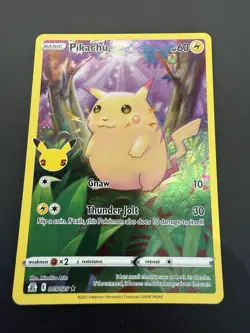 Pikachu 005/025 | 25th Celebrations | Holo Rare Pokemon Card | NM - Image 1
