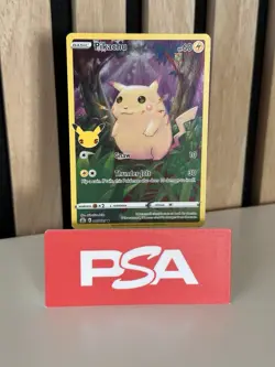 Pokemon SWSH Celebrations Pikachu Full Art Card 005/025 NM Condition - Image 1