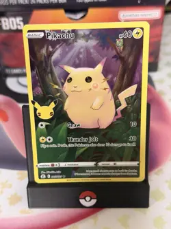 Pokemon Pikachu Celebrations Full Art Card 005/025 NM Condition - Image 1