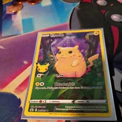 Pikachu 005/025 Celebrations Full Art Ultra Rare Holo Pokemon Card NM - Image 1