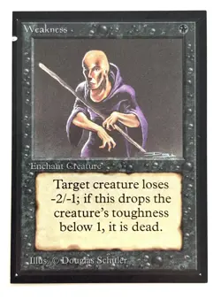Misprint Error Alert: Printer Hickey WOTC MtG Collector's Ed Weakness (CE) NM - Image 1