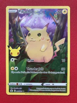 Pokemon TCG Pikachu 25th Anniversary Celebrations Card 005/025 - NM - Image 1