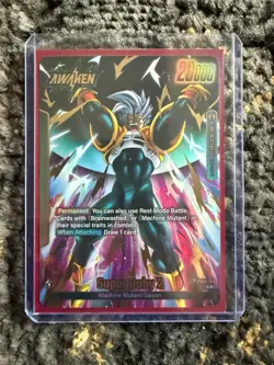 Super Baby 2 FB04-103 Alt Art Leader Dragon Ball Super Fusion World NM - Image 1