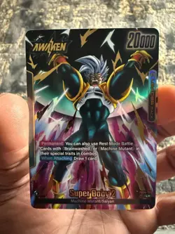 Super Baby 2 FB04-103 Alt Art Leader Dragon Ball Super Fusion World NM - Image 2
