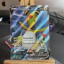 Pokemon Vivid Voltage Ampharos v Card 171/185 Pokemon TCG Full Art pack fresh NM - Image 2