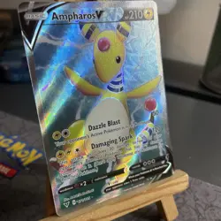 Pokemon Vivid Voltage Ampharos v Card 171/185 Pokemon TCG Full Art pack fresh NM - Image 3