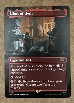 Mines of Moria (Borderless) Universes Beyond: The Lord of the Rings - NM MTG - Image 1
