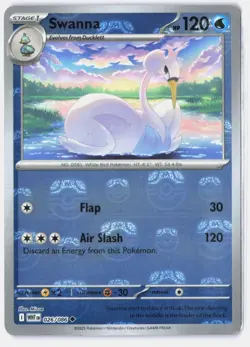 Swanna (Master Ball Pattern) Holo SV: White Flare 026/086 NM - Image 1