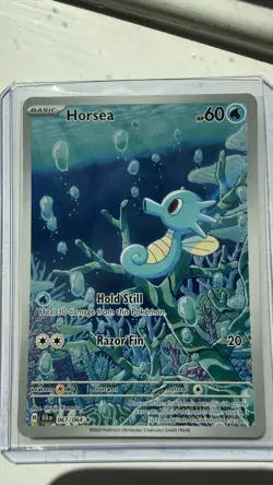 Horsea 067/064 Shrouded Fable Pokemon TCG Card Illustration Rare - Image 1