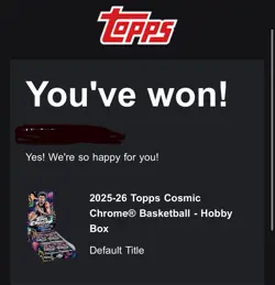2025-26 Topps Chrome Cosmic Basketball Hobby Box -CONFIRMED ORDER - Image 2