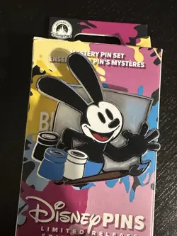 Disney Brush of Magic Mystery Box Pin Oswald the Lucky Rabbit LR Pin 2026 - Image 3