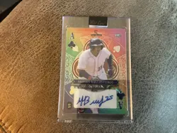 2024 Wild Card 5 Card Draw Moises Ballesteros RC 1/1 Auto Rainbow - Image 1