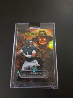 2025 Wild Card Haunted Hits Monster Hunt - 1/1 Monster Hit - Jalen Hurts - Image 2