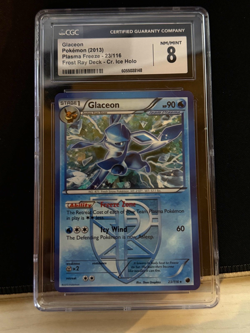CGC NM 8 Glaceon Plasma Freeze Holo 23/116 Pokemon Card - Image 2