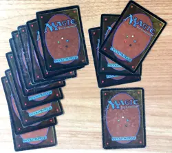 LOT DE 14 TERRAINS - FOREST - FORET - MAGIC THE GATHERING - MTG - REVISED PLAYED - Image 5