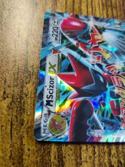 M Scizor EX 77/122 XY BREAKpoint Ultra Rare Pokemon TCG Card NM - Image 2